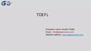 TOEFL coaching centers in hyderabad