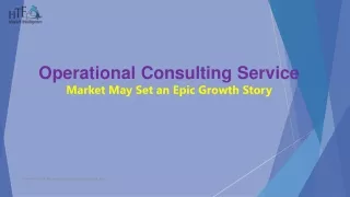 Operational Consulting Service Market Development