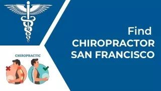 Find Chiropractor San Francisco