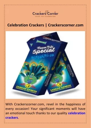 Celebration Crackers  Crackerscorner.com