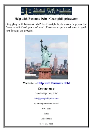 Help with Business Debt    Grantphillipslaw.com