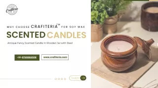 Why Choose Crafiteria for Premium Scented Candles.