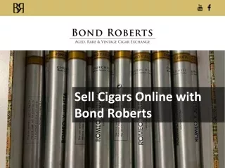 Sell Cigars Online with Bond Roberts