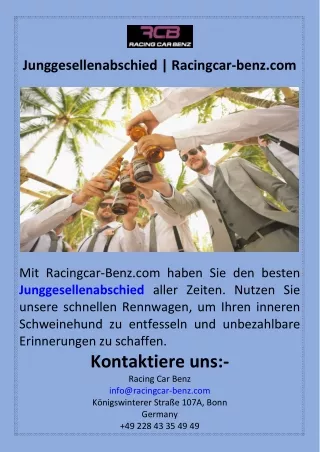 Junggesellenabschied  Racingcar-benz.com