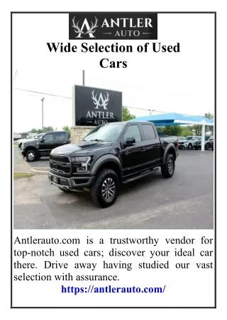 Wide Selection of Used Cars