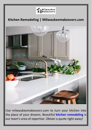 Kitchen Remodeling  Milwaukeemakeovers.com