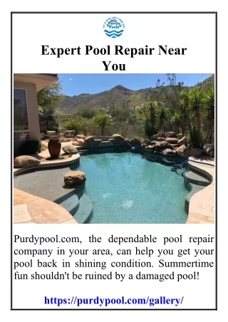 Expert Pool Repair Near You