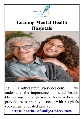 Leading Mental Health Hospitals