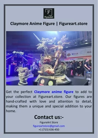 Claymore Anime Figure  Figureart.store