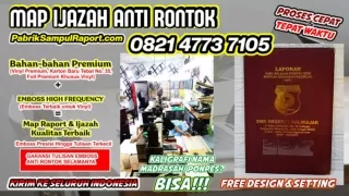 0821-4773-7105 Sampul Raport K13 Map Ijazah di Buton