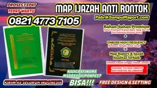 0821-4773-7105 Toko Penjual Map Raport Sampul Ijazah di Belitung