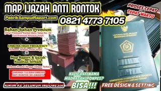 0821-4773-7105 Sampul Raport Kurikulum Merdeka Map Ijazah di Berau