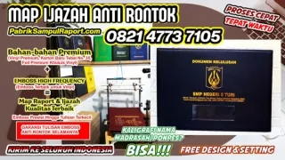 0821-4773-7105 Sampul Raport Map Ijazah di Brebes