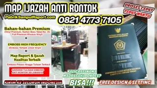 0821-4773-7105 Cover Raport Smp Map Ijazah di Bolaang Mongondow Selatan