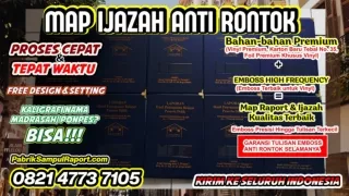 0821-4773-7105 Sampul Raport Paud Map Ijazah di Bengkulu Selatan