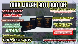 0821-4773-7105 Map Raport Smp Sampul Ijazah di Bintan