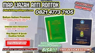 0821-4773-7105 Map Ijazah Sd Sampul Raport di Cirebon