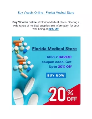 Buy Vicodin Online Super Sonic Delivery to Door