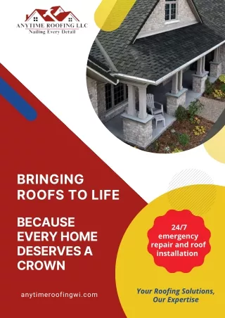 Wisconsin roofing contractor 247 emergency repair and roof installation