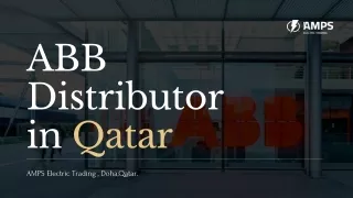 ABB Distributor in Qatar | AMPS Trading WLL