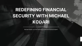 Michael Kodari's KOSEC: Redefining Financial Security