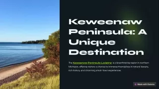 Keweenaw Peninsula Rentals: Explore the Beauty