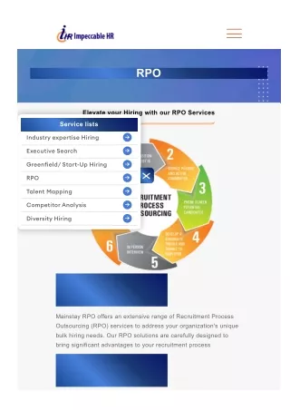 Discover the Benefits of Professional Recruitment Process Outsourcing (Rpo) Services