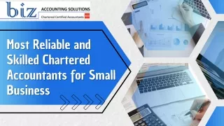 Most Reliable and Skilled Chartered Accountants for Small Business