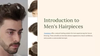 Discover the Best Hairpieces for Men: Confidence and Style