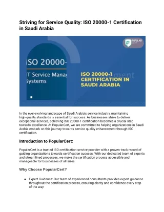 Striving for Service Quality_ ISO 20000-1 Certification in Saudi Arabia