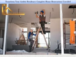 Complete Home Renovations in Airdrie - Budget Home Renovation