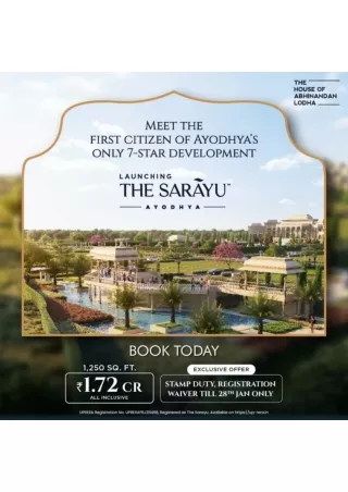 The Sarayu By Lodha