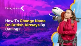 Change Name British Airways