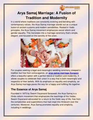 Arya samaj marriage Gurgaon