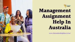 Management Assignment Help Australia