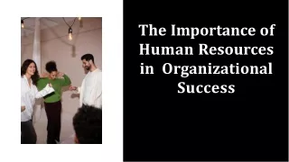 Importance of Human Resource