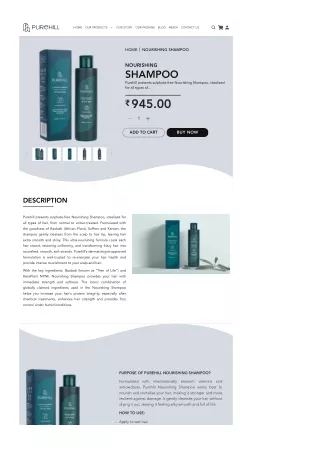 Find the Perfect Nourishing Shampoo for Every Hair Type  Purehill