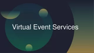Virtual Event Services