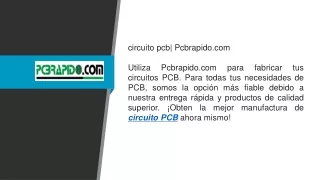 circuito pcb Pcbrapido.com