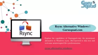 Rsync Alternative Windows Gurusquad.com