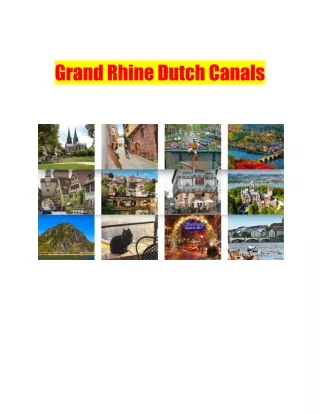 Grand Rhine Dutch Canals