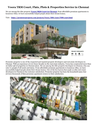 voora apartments