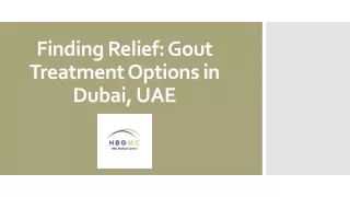 Finding Relief Gout Treatment Options in Dubai, UAE