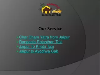 Char Dham Yatra from Jaipur