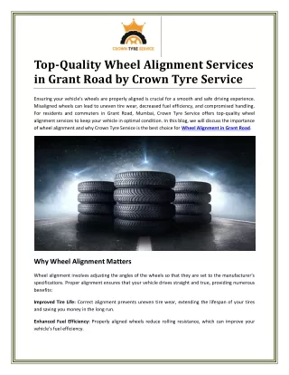 Expert Wheel Alignment in Grant Road for Optimal Vehicle Performance | Contact -