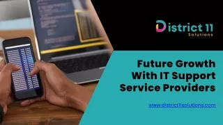 Future Growth With IT Support Service Providers