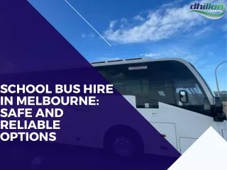 Reliable School Bus Rental Solutions in Melbourne