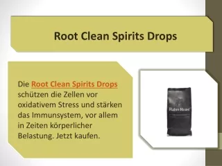 Root Clean Spirits Drops