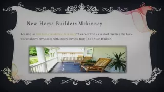 New Home Builders Mckinney