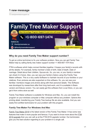 Family tree maker support.us